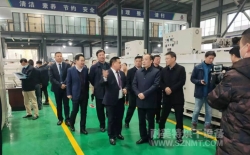 湖南省常德市市委書記、市長等領導蒞臨湖南省耐美特智能烘干工業設備有限公司視察指導工作